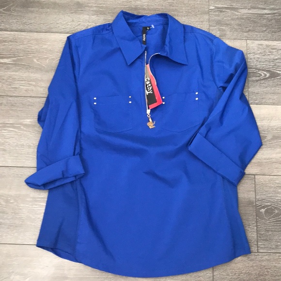 Cathy Tops - Cathy zipfront shirt